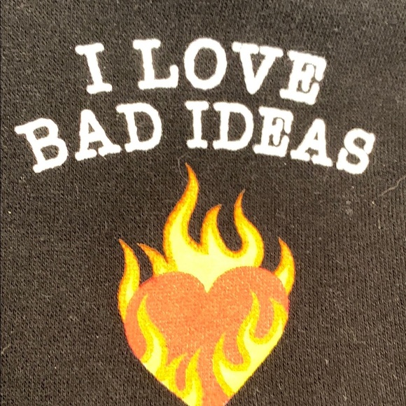 Black Graphic Hoodie XL Try Guys - Picture 1 of 4